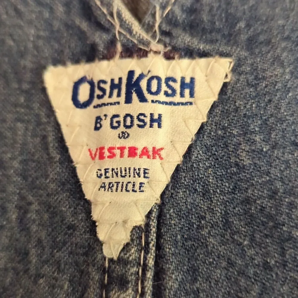Oshkosh bgosh vintage denim overalls‎